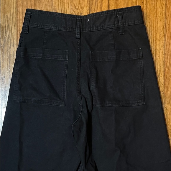 Zara Black Wide-Leg Jeans Size 8 - Picture 6 of 6